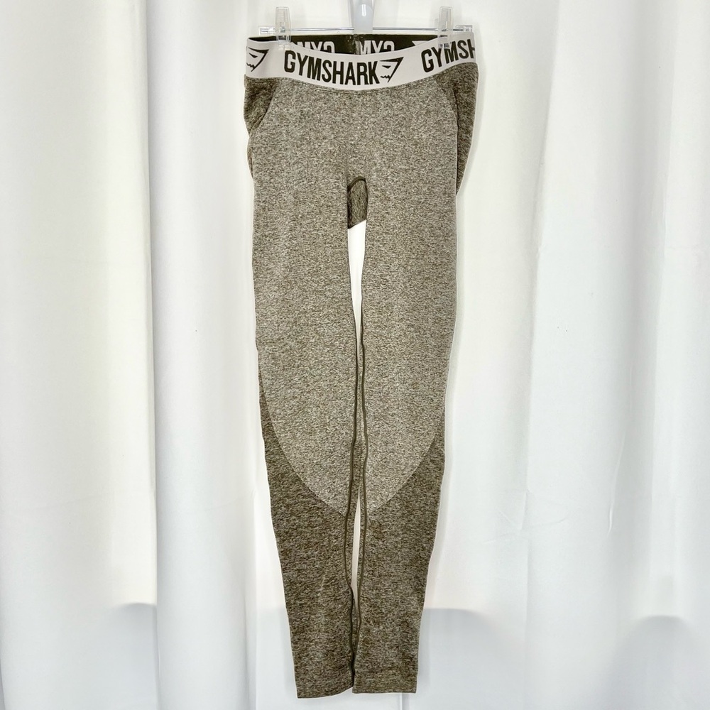 GYMSHARK Flex Leggings Olive Green